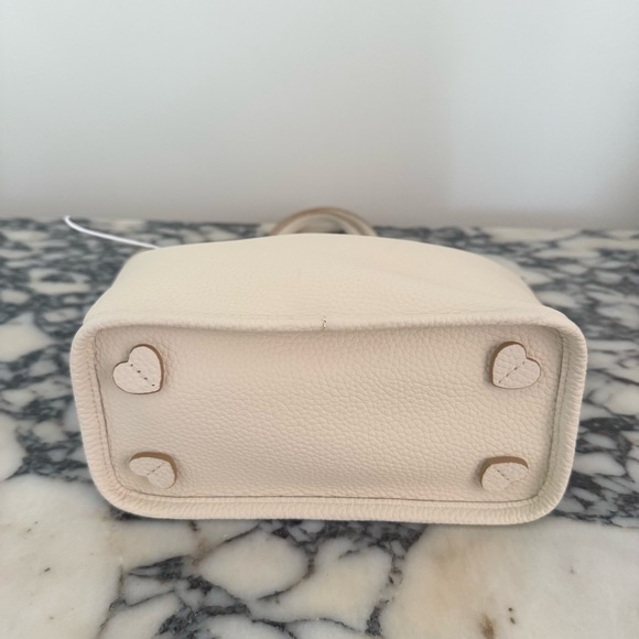 Stoney Clover Lane Leather Pittsford Little Tote in Vanilla - Picture 6 of 7